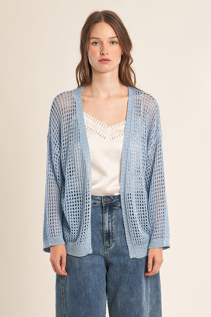 Cardigan lavorato a maglia -Maniche lunghe