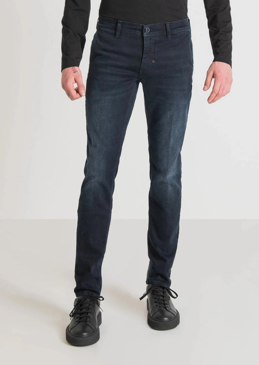 Pantaloni jeans skinny fit blu