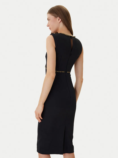 MAYE SL CHAIN MIDI DRESS