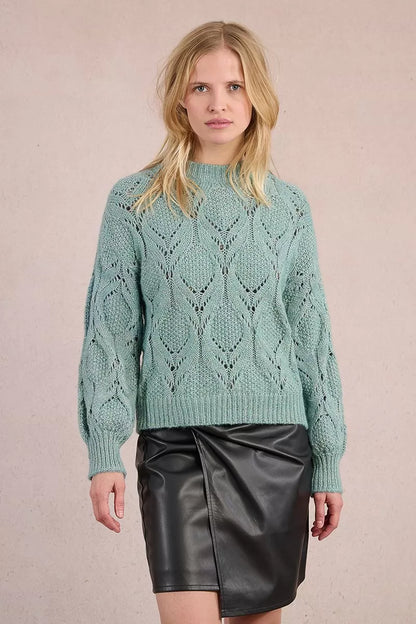 Pullover lavorato in maglia
