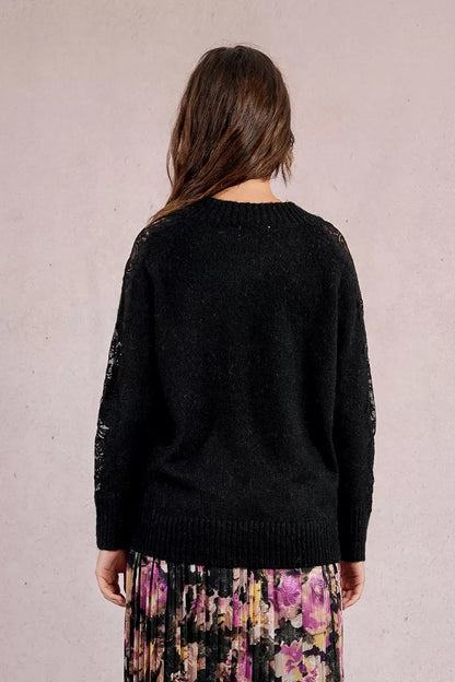 Pullover lavorato in maglia