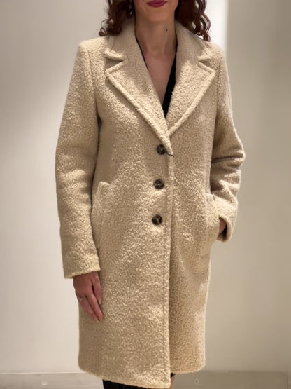 Cappotto Ghinea jersey bouclè