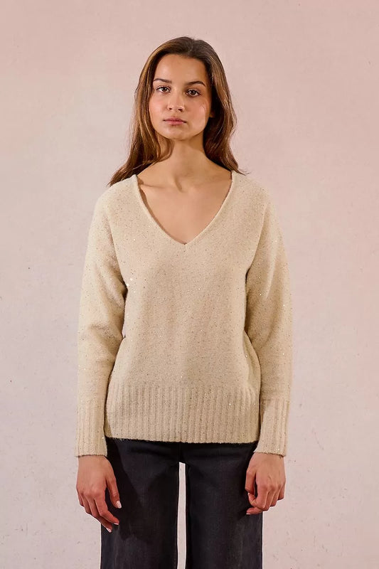 Pullover lavorato in maglia