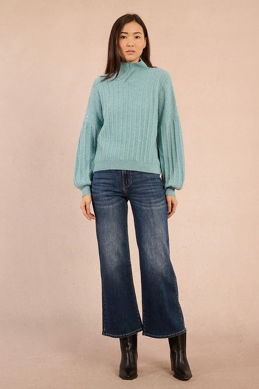 Pullover lavorato in maglia