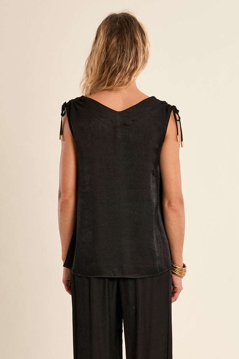 Top dritto e fluido Canotta regolabile sulle spalle