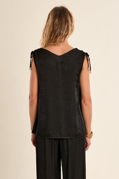 Top dritto e fluido Canotta regolabile sulle spalle