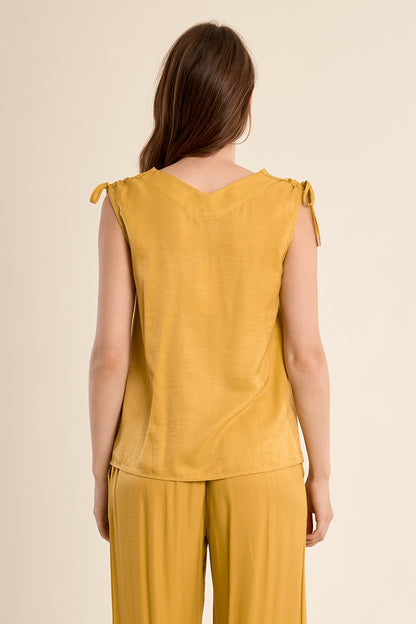 Top dritto e fluido Canotta regolabile sulle spalle