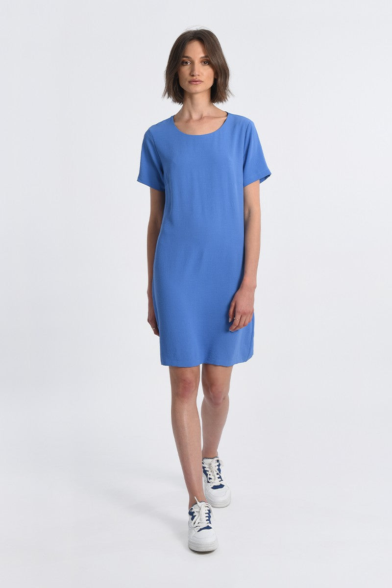 MOLLY BRACKEN BLUE SHORT DRESS SS23 