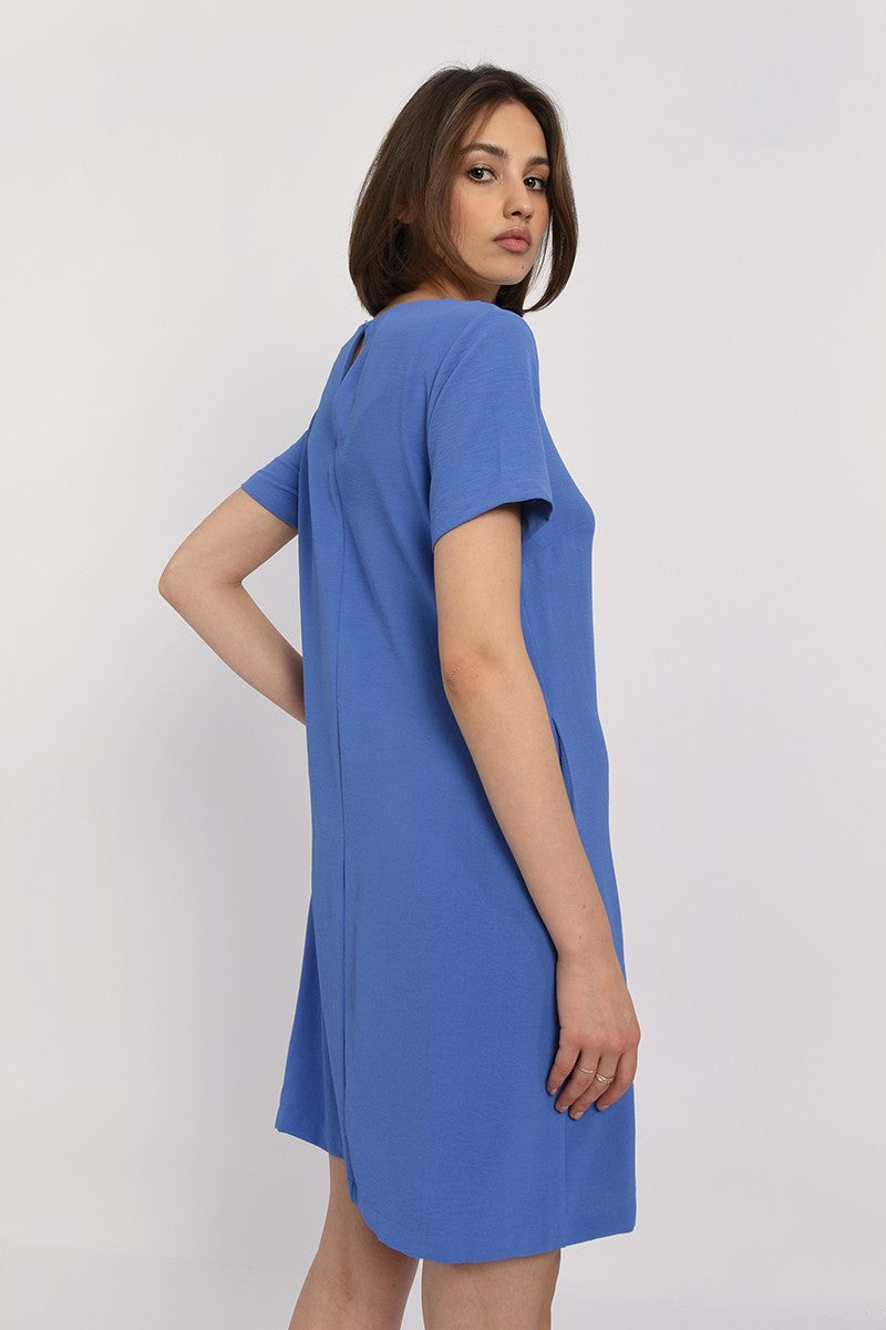 MOLLY BRACKEN BLUE SHORT DRESS SS23 