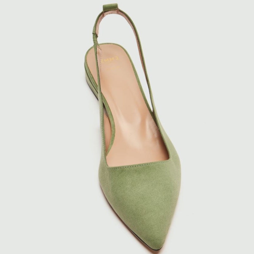 EMME MARELLA POINTED SLINGBACK SHOES