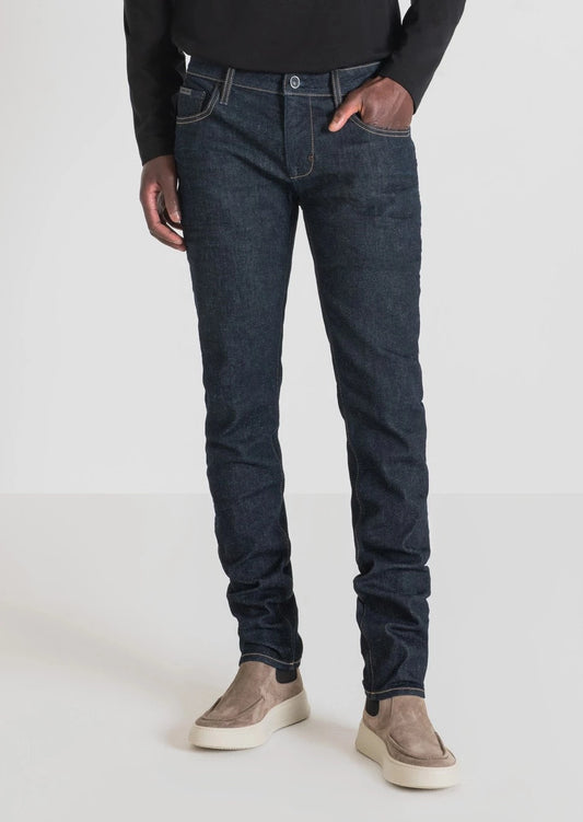 Jeans tapered blu