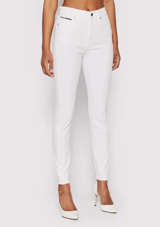 TOMMY JEANS, WOMEN'S WHITE SYLVIA JEANS 